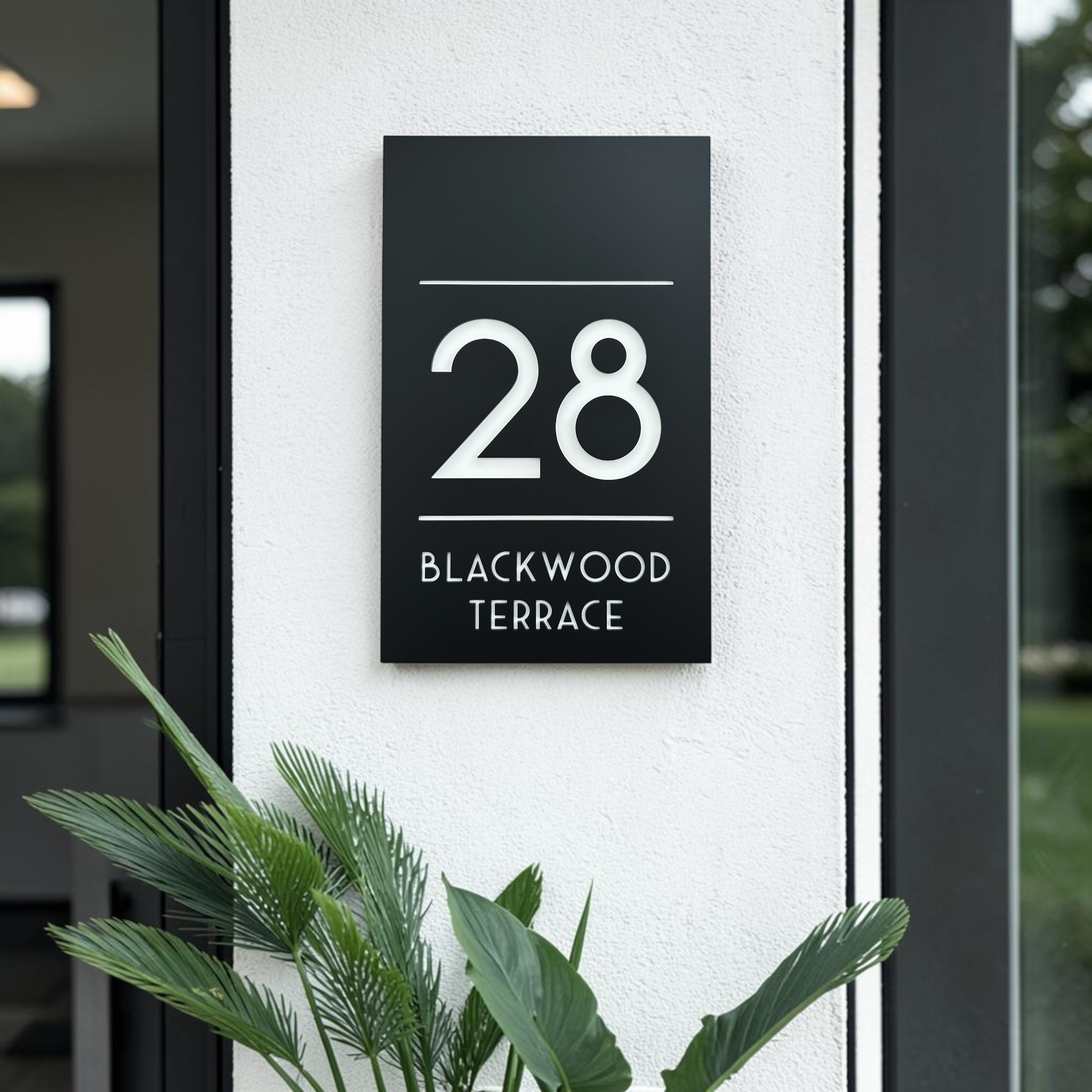 Vertical House Signs