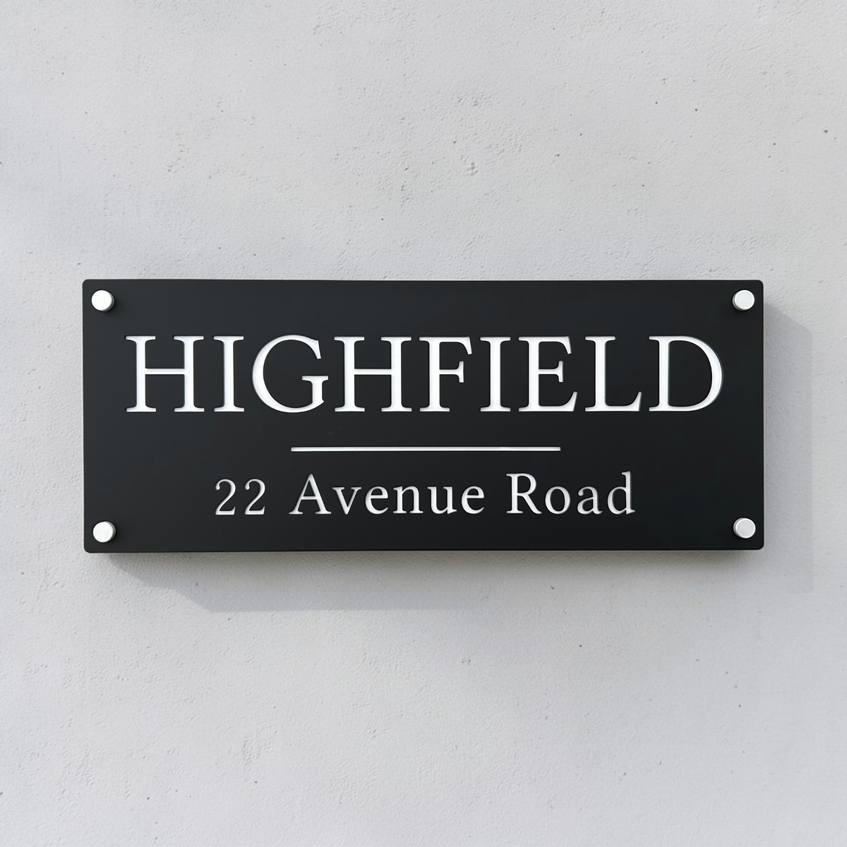 Premium House Address Sign - THE CLOVELLY