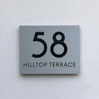 Custom House Sign - THE CLASSIC - Landscape