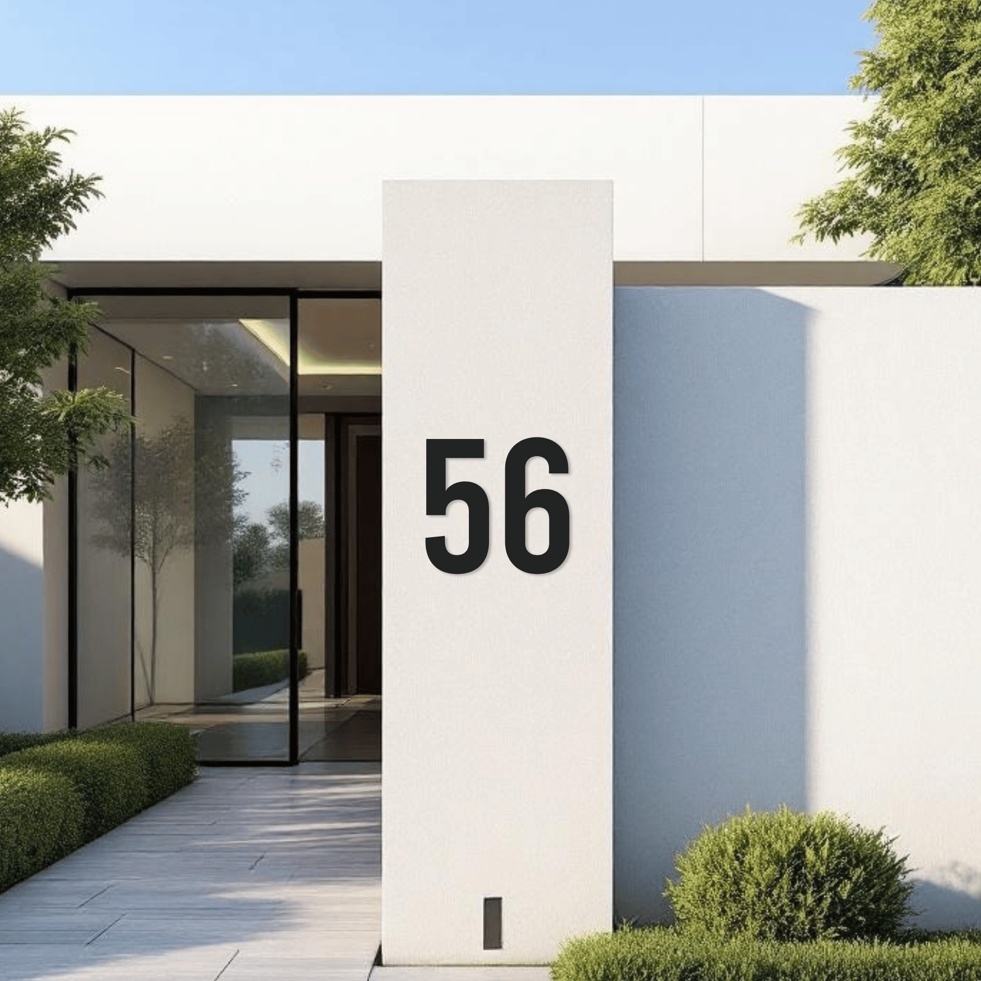 Floating Acrylic House Numbers