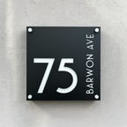Square House Sign - THE BRONTE