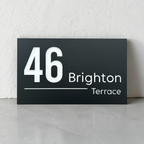 Modern House Sign - THE COVE