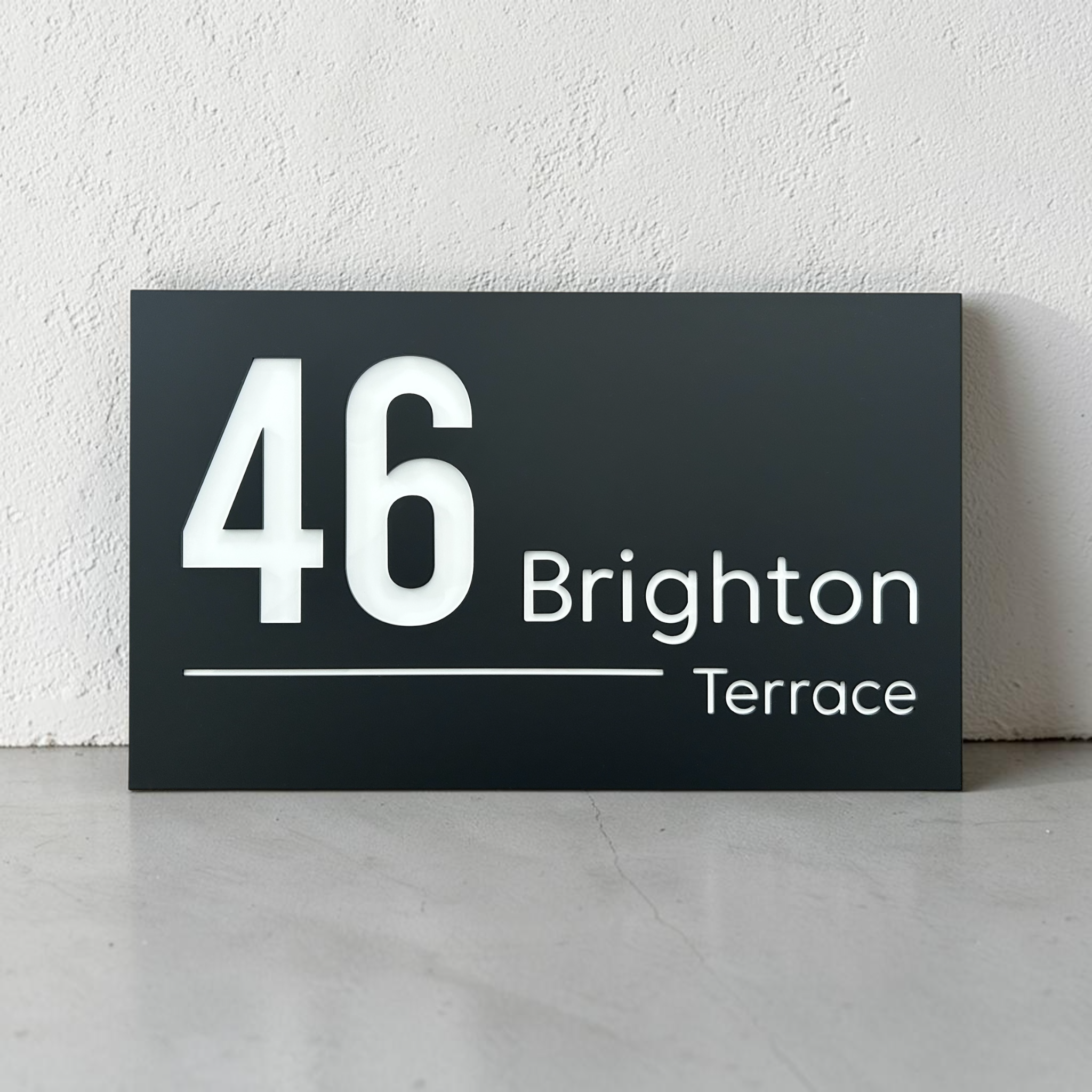Modern House Sign - THE COVE