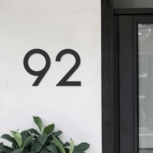 Floating Acrylic House Numbers