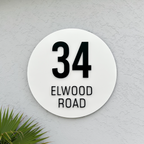 Modern House Sign - THE MALLEE 3D
