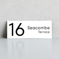 House Number Sign - THE HORIZON