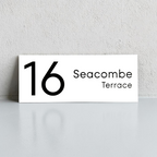 House Number Sign - THE HORIZON