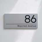 House Number Sign - THE AIRLIE