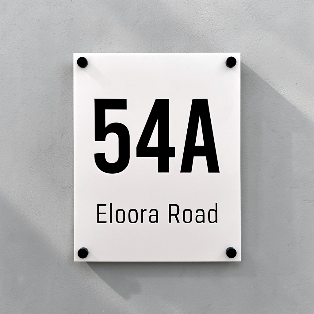 Custom House Sign - THE CLASSIC - Portrait