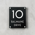Custom House Sign - THE CLASSIC - Portrait