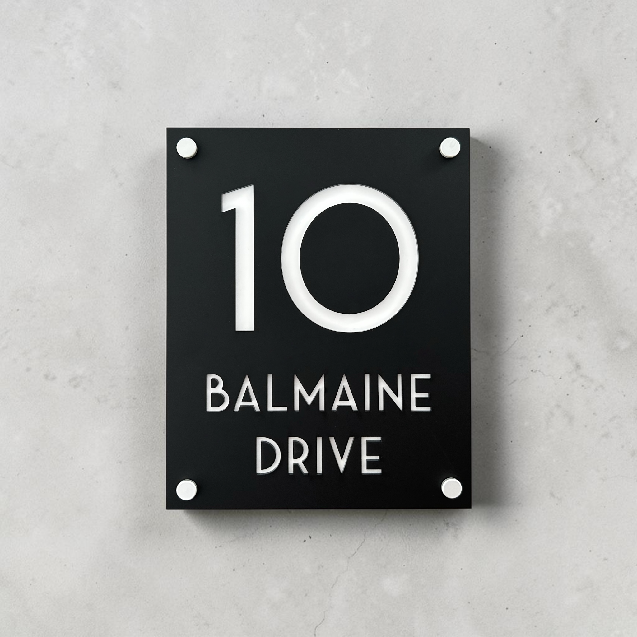 Custom House Sign - THE CLASSIC - Portrait