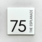 Square House Sign - THE BRONTE