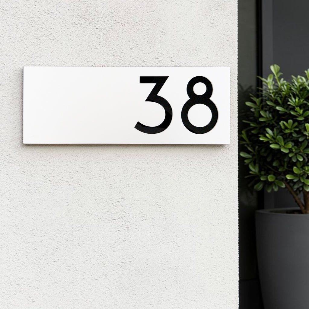 House Number Sign - THE HARBOUR