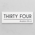 House Number Sign - THE NOOSA