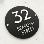 Modern House Sign - THE MALLEE 3D