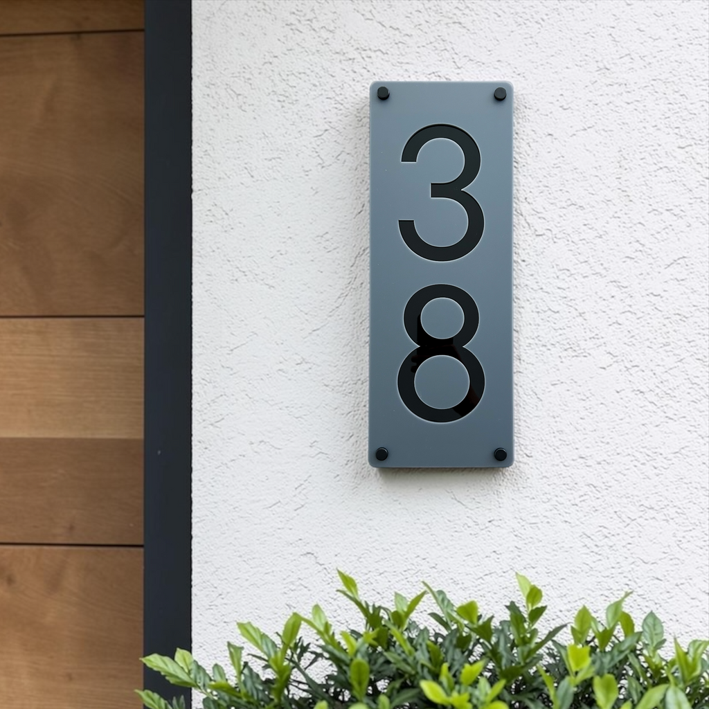 House Number Sign - THE APOLLO