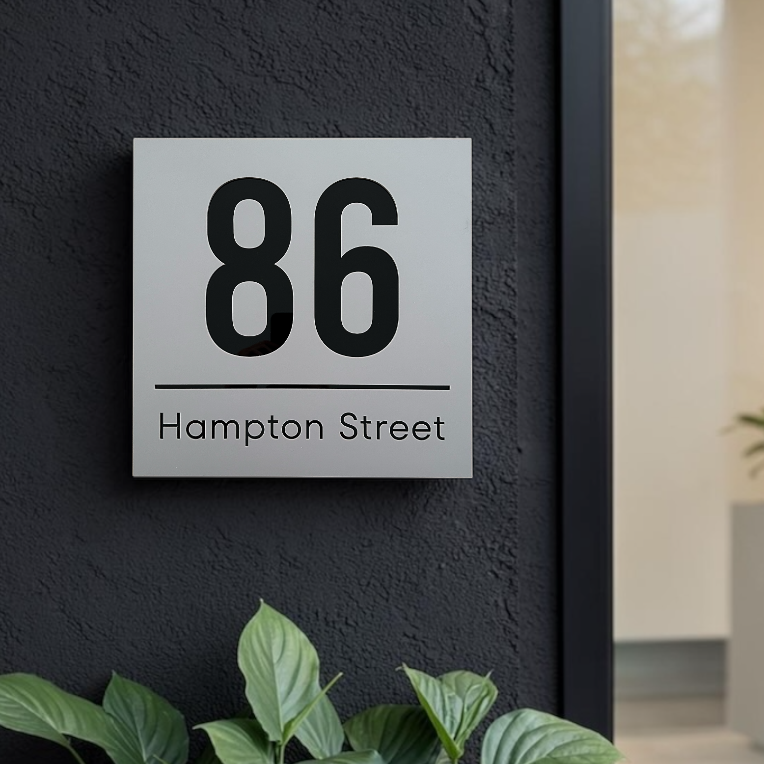 Square House Sign - THE BYRON