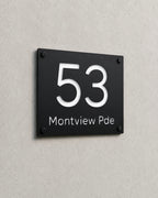Custom House Sign - THE CLASSIC - Landscape