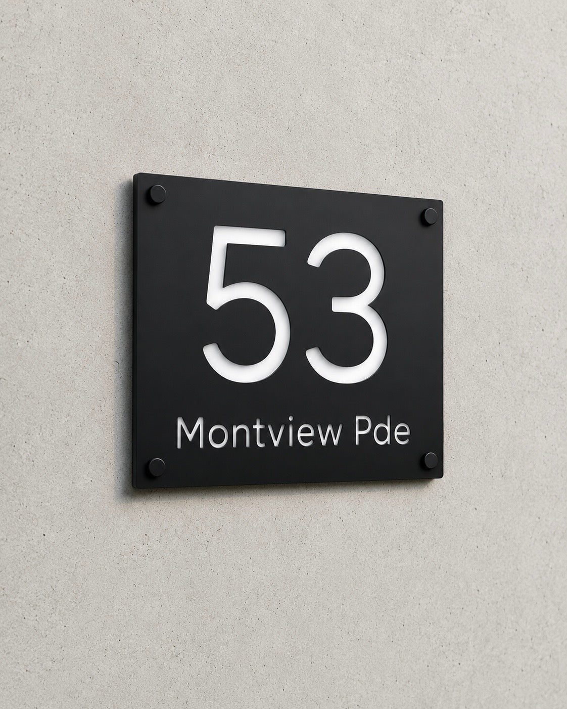 Custom House Sign - THE CLASSIC - Landscape