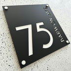 Square House Sign - THE BRONTE
