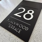 House Number Sign - THE LONSDALE