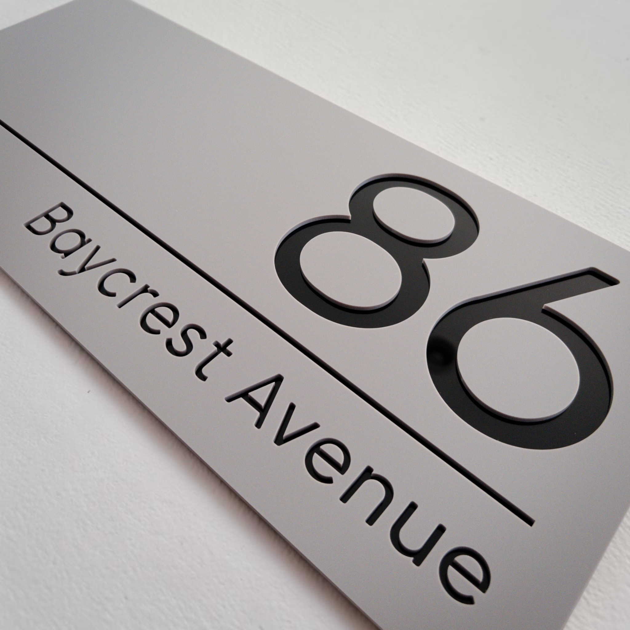 House Number Sign - THE AIRLIE