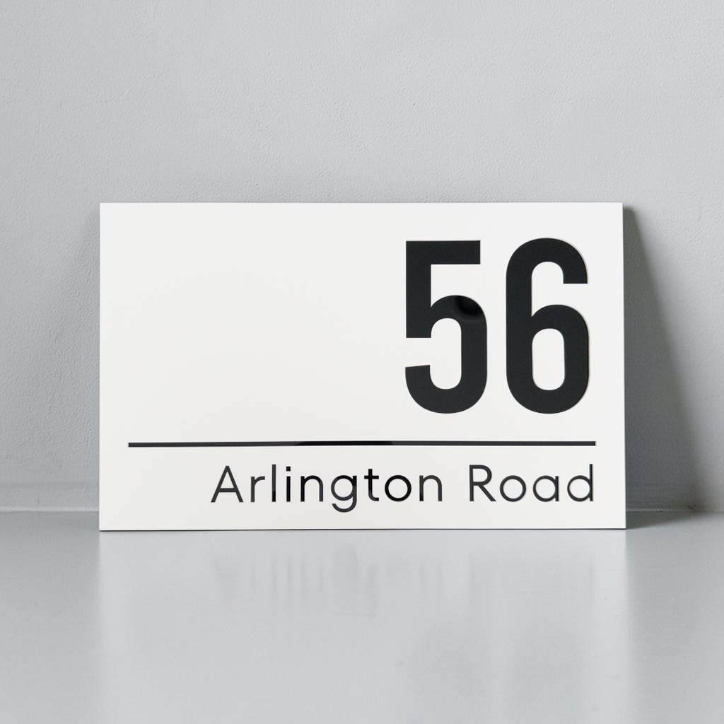 House Number Sign - THE BARWON