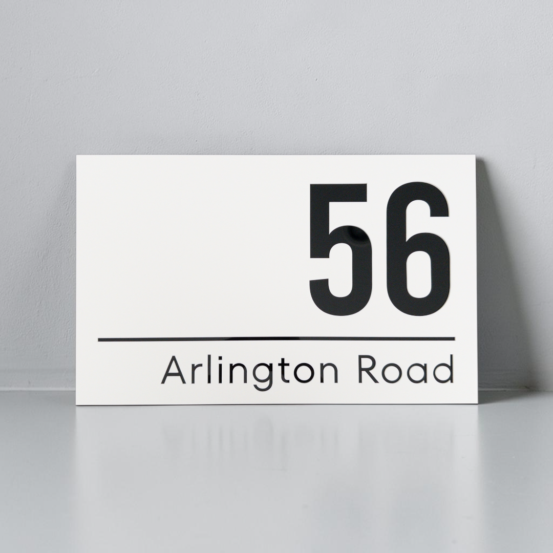 House Number Sign - THE BARWON