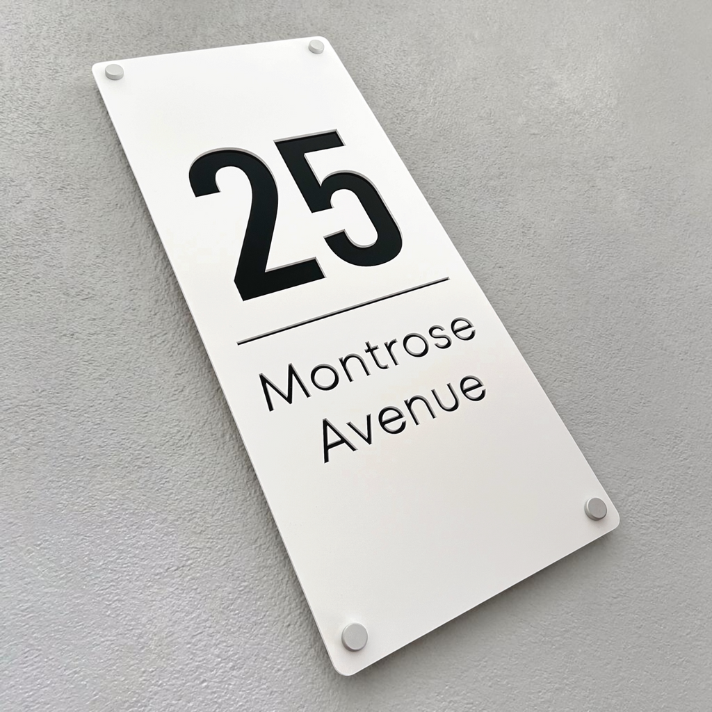House Number Sign - THE KIRRA