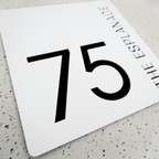 Square House Sign - THE BRONTE