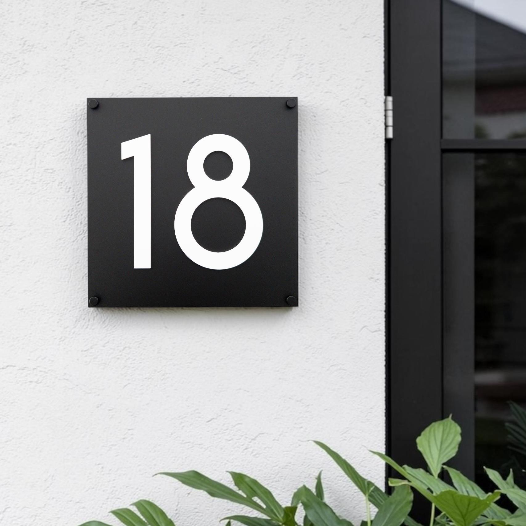 Square House Sign - THE LENNOX 3D