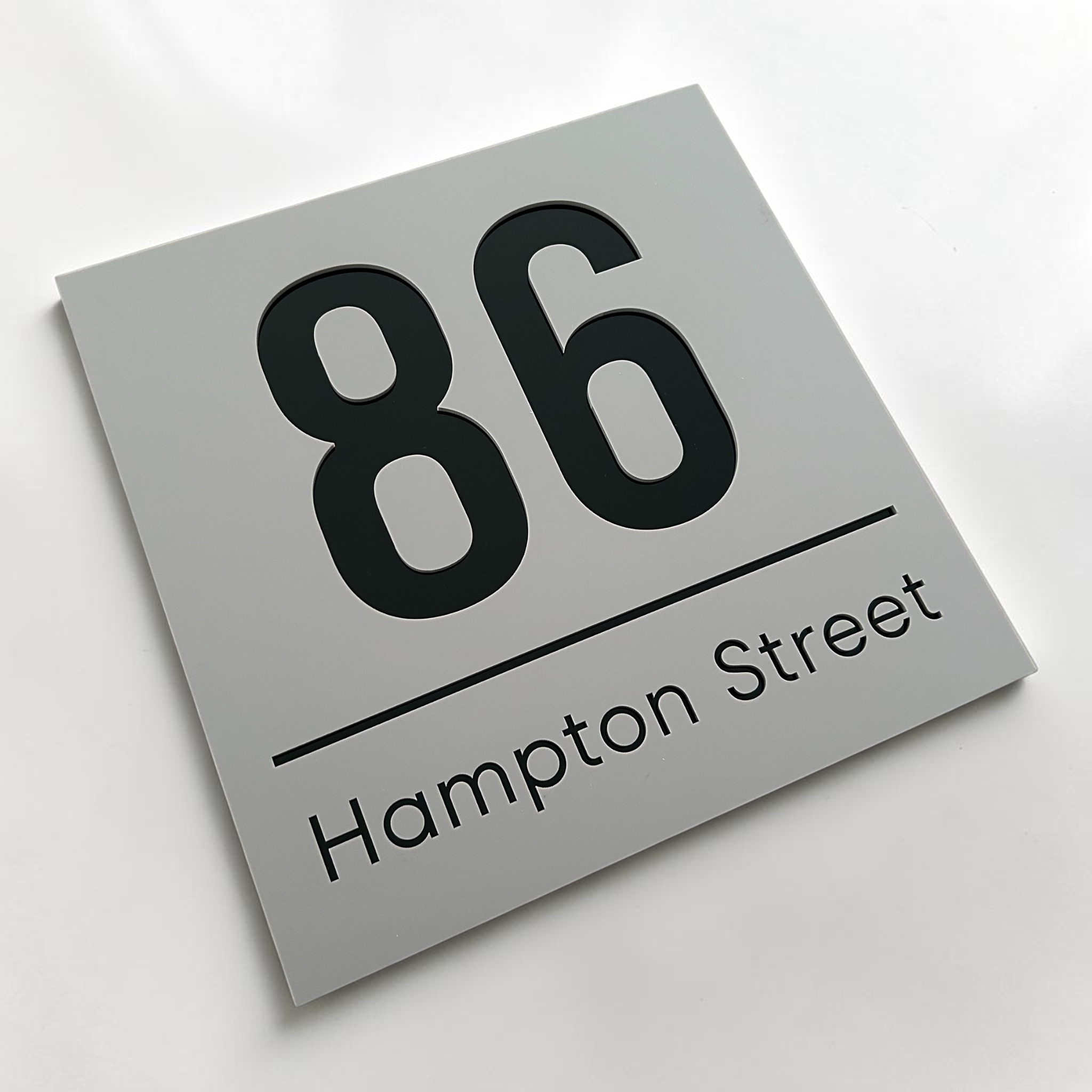 Square House Sign - THE BYRON